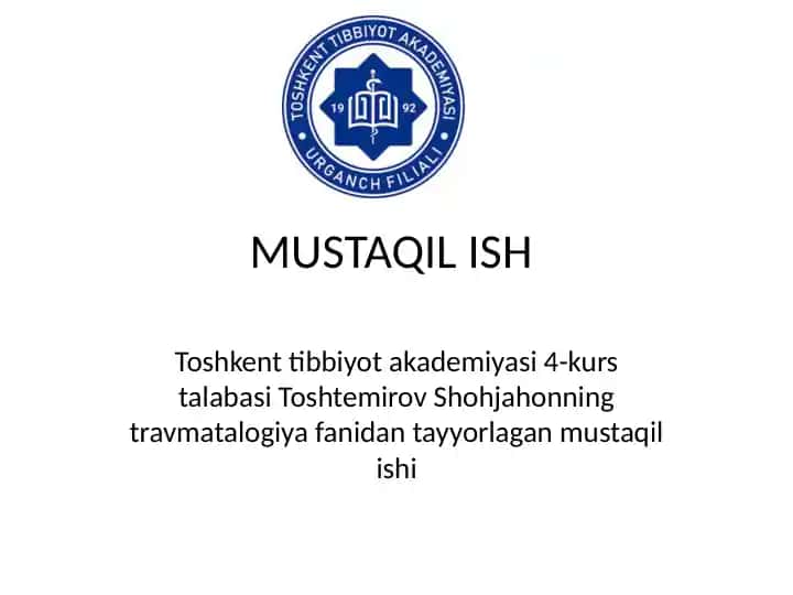 Bolalar suyak shikastlanishlarining O‘ziga Xosligi