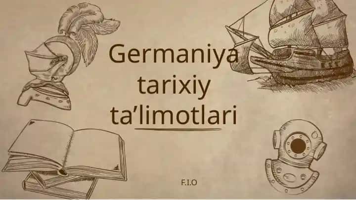 Germaniya tarixiy ta’limotlari
