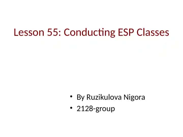 ESP Practitioner Roles Presentation