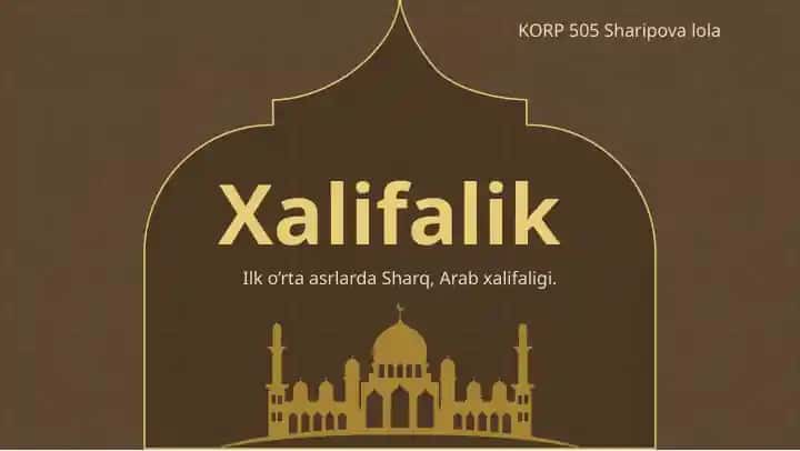 Arab xalifaligi