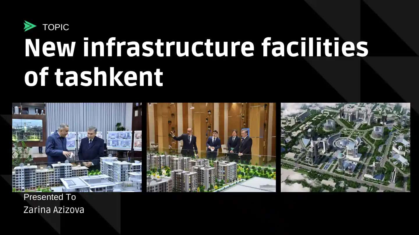 Tashkent City Infrastructure