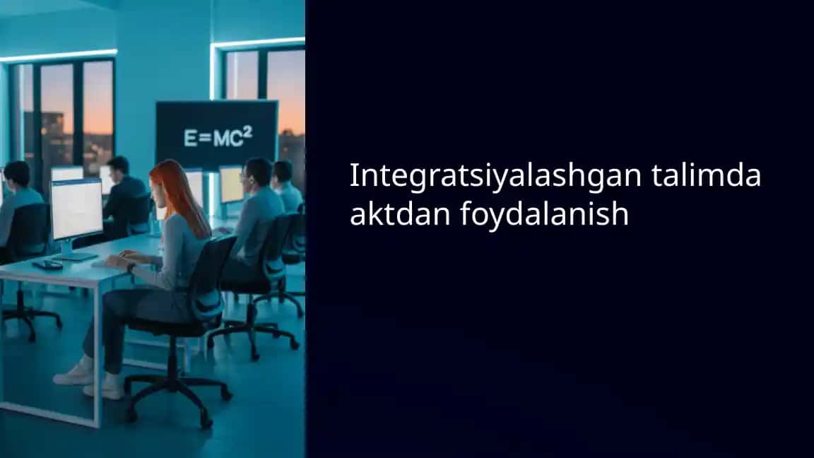 Integratsiyalashgan talimda aktdan foydalanish