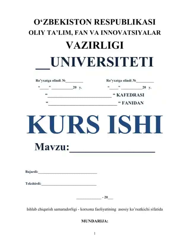 Ishlab chiqarish samaradorligi