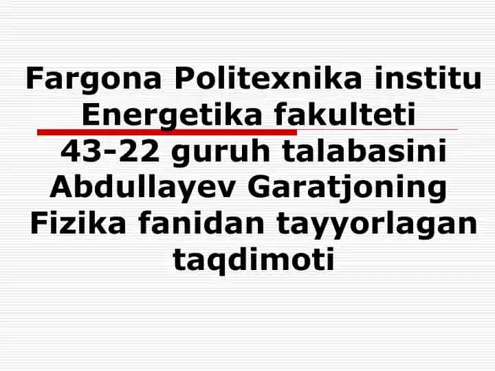 Yarim oʻtkazgichlar fizikasi