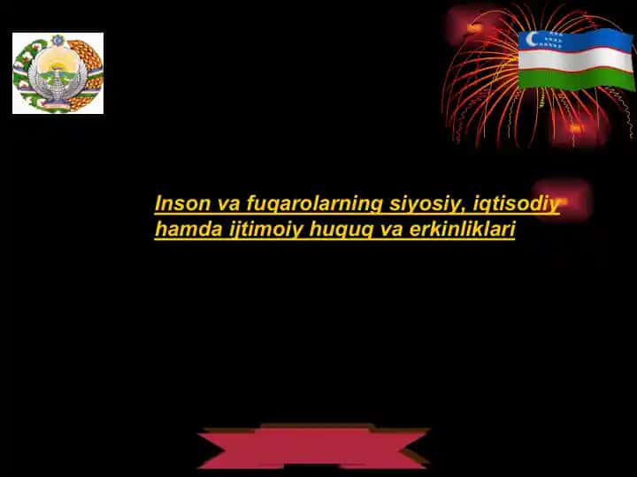 Siyosiy va Iqtisodiy Huquqlar