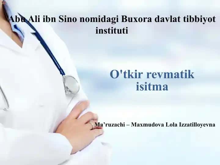 O'tkir revmatik isitma