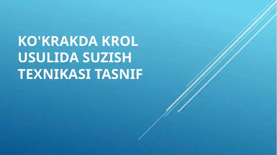 Ko'krakda krol usuli