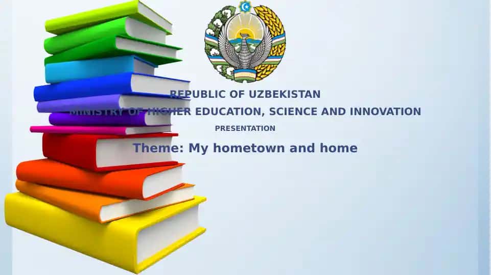 My Hometown and Home