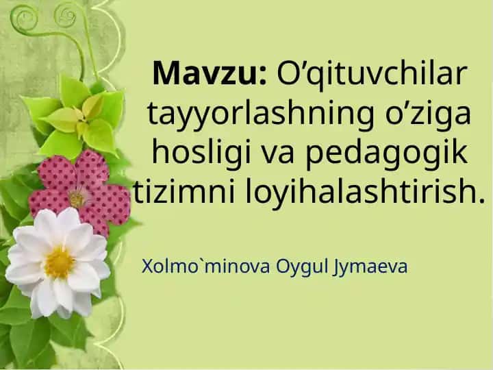 Kadrlar tayyorlash milliy dasturi