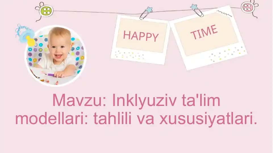 Inklyuziv ta'lim modellari: tahlili va xususiyatlari