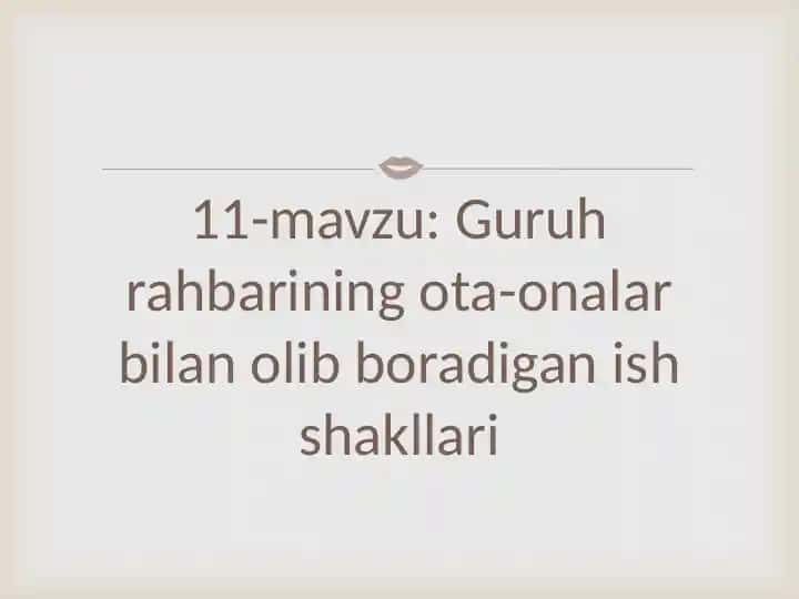 O'quvchilarning oilalari bilan aloqalarini o'rganish shakllari