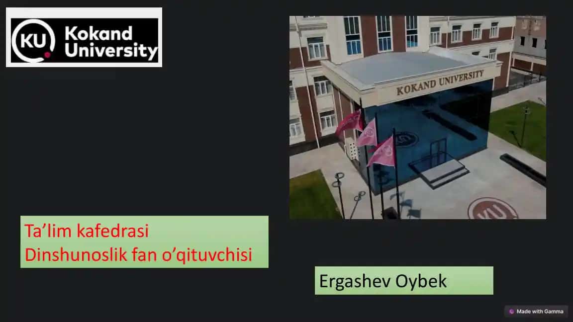 Ta’lim kafedrasi