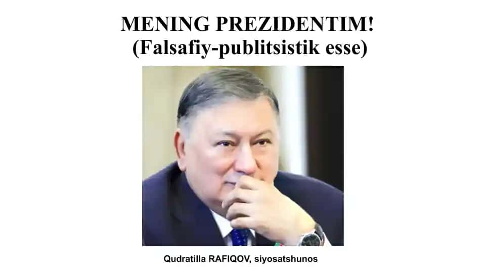 MENING PREZIDENTIM!(Falsafiy-publitsistikesse)