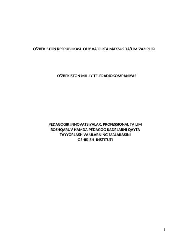 Malaka talabi: Teleoperatorlik