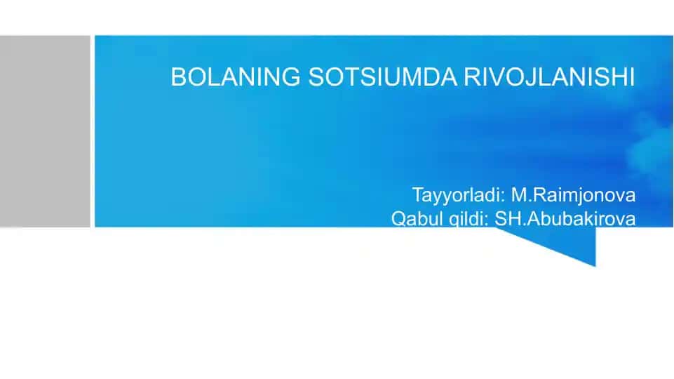 Ijtimoiy Pedagogika