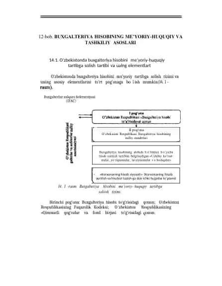 Buxgalteriya hisobining me’yoriy-huquqiy va tashkiliy asoslari
