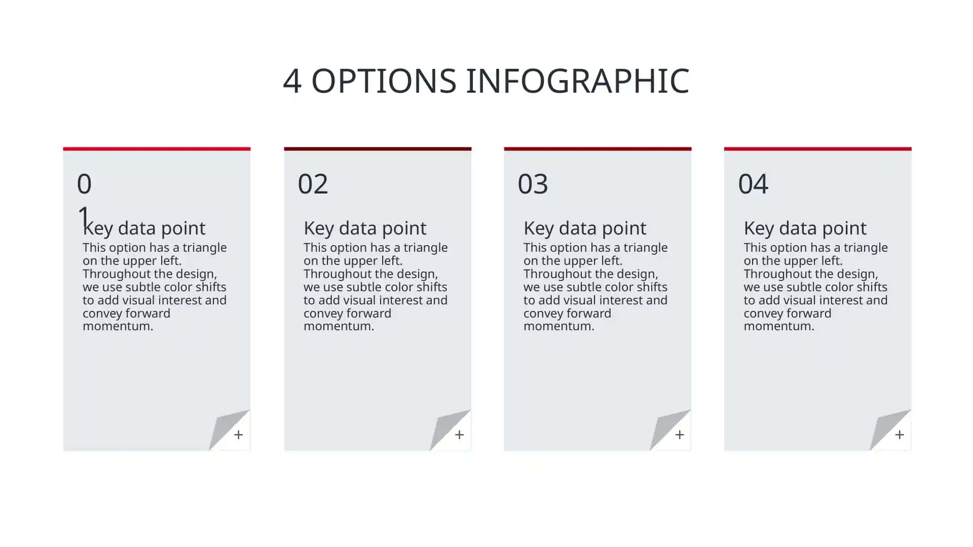 4 OPTIONS INFOGRAPHIC