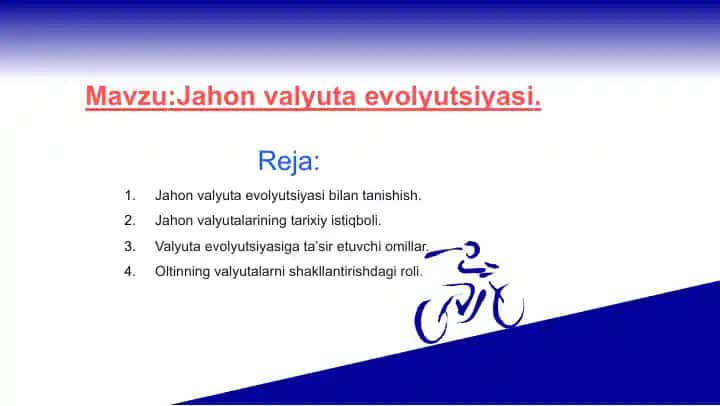 Jahon valyuta evolyutsiyasi