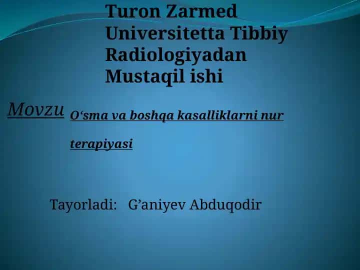 Nur terapiyasi