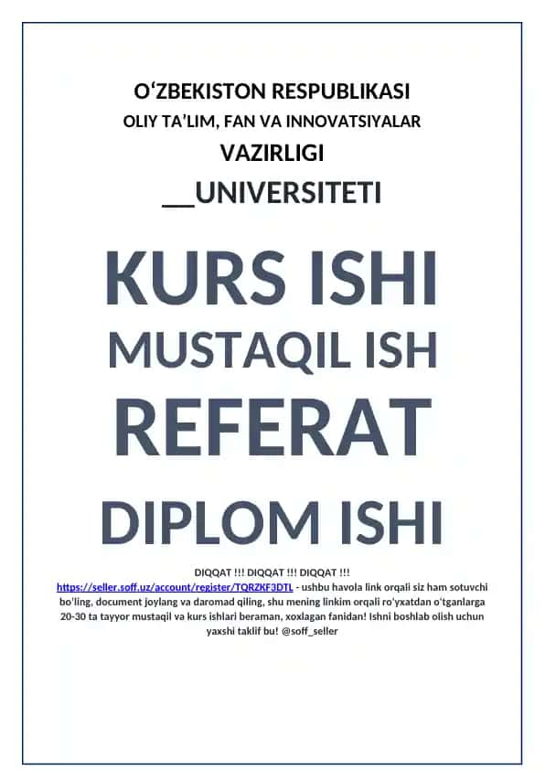 Kurs ishi: Haqiqiy sonlar va to‘plamlarning xossalari