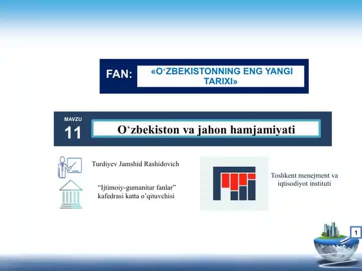 O‘zbekistonning eng yangi tarixi