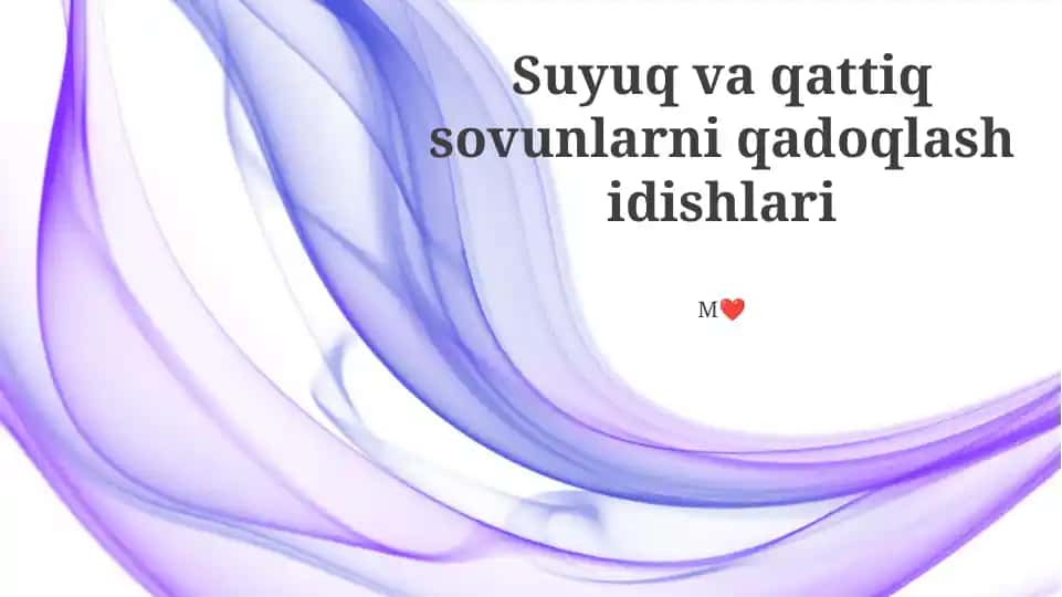 Suyuq va qattiq sovunlarni qadoqlash idishlari