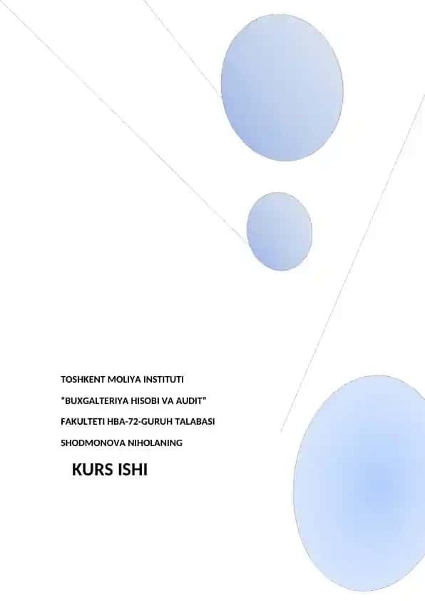 Korxona operatsion faoliyatining tahlili va uning muhum jihatlari
