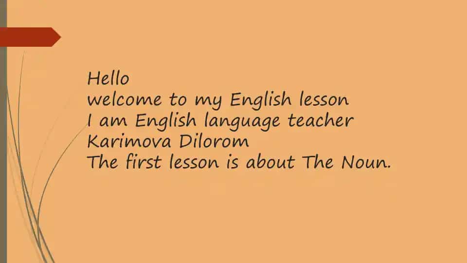 The Noun