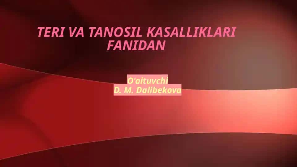 Piodеrmiyakasalliklarining paydo bo'lishi va rivojlanishi