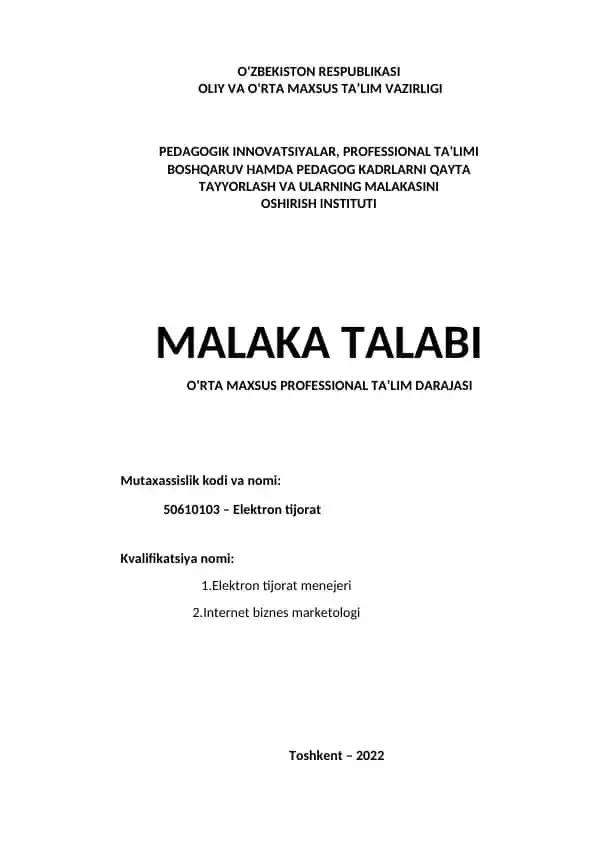 Elektron tijorat menejeri, Internet biznes marketologi