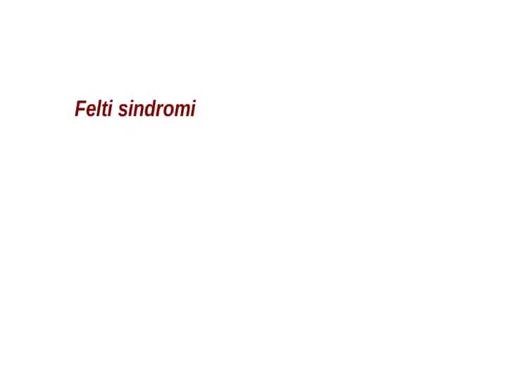 Felty sindromi