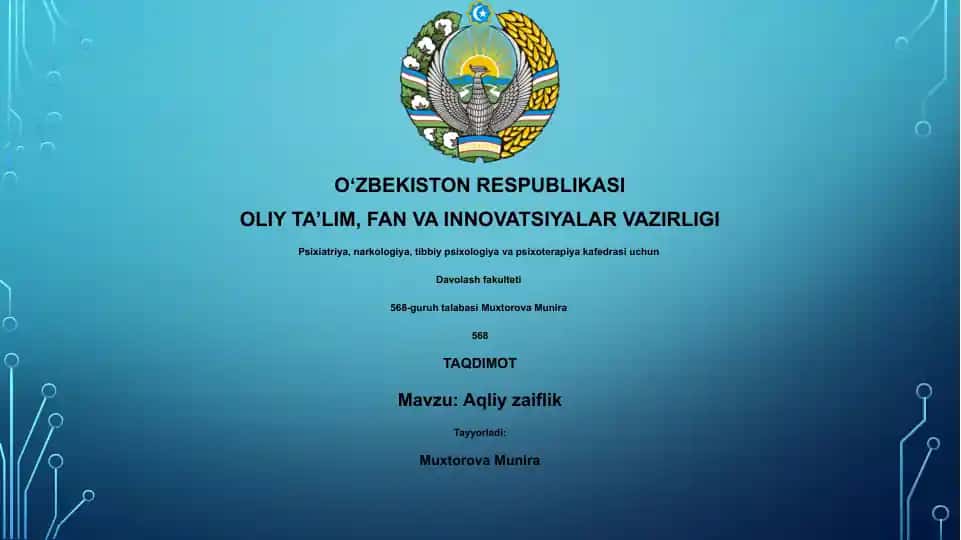 Aqliy zaiflik