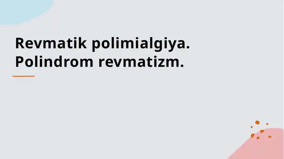 Revmatik polimialgiya