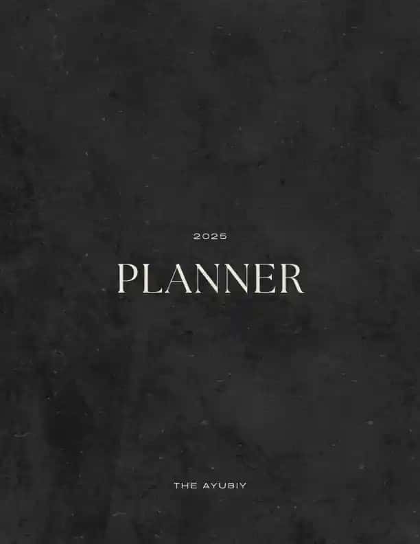 Planner "The Ayubiy 2025"
