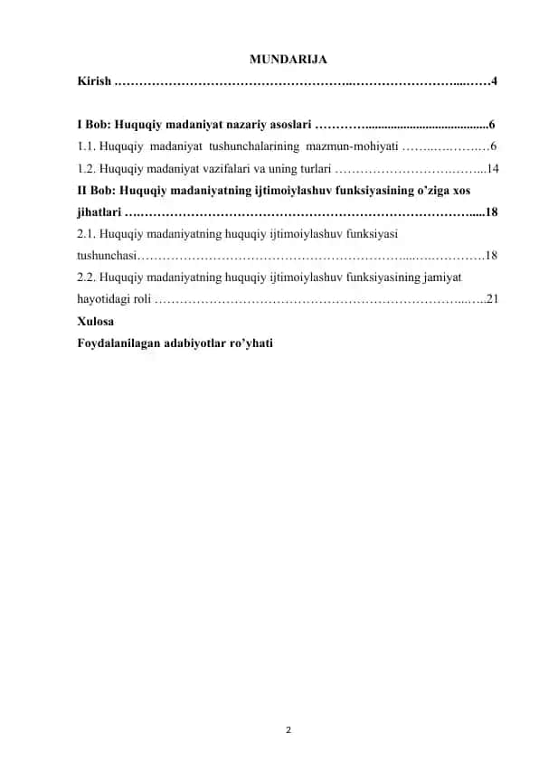 Huquqiy Madaniyatning Huquqiy Ijtimoiylashuv Funksiyasi