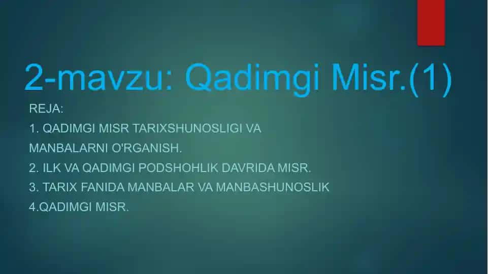 Qadimgi Misr