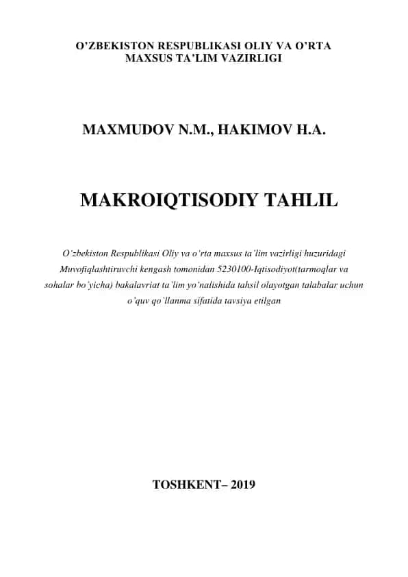Makroiqtisodiy Tahlil