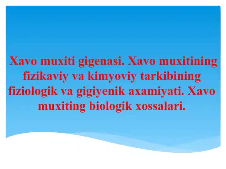 Atmosfera tuzilishi