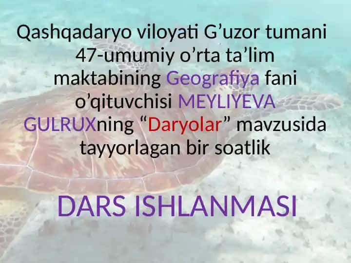 Daryolar