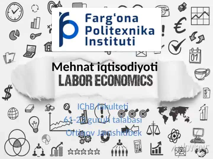 "Mehnat iqtisodiyoti"