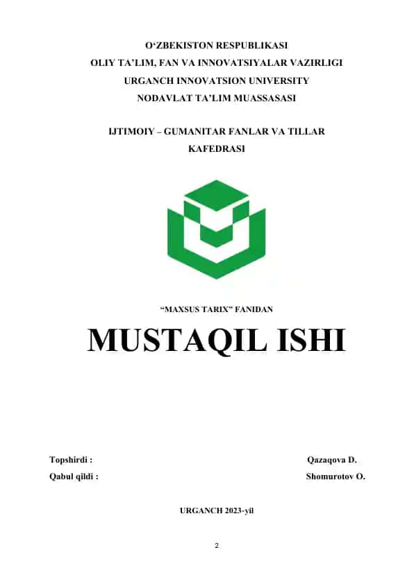 Arxivchi Kasbiy Kompetentligi Talablari