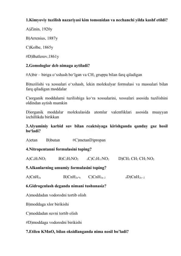 Kimyoviy tuzilish nazariyasi