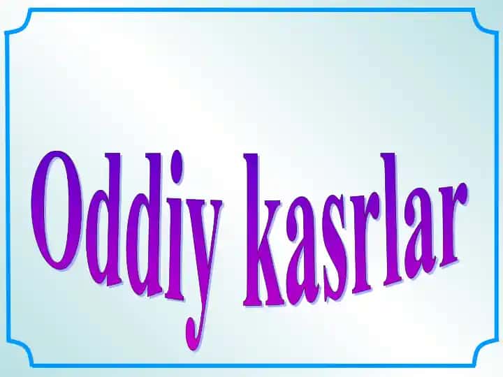 Tarvuz va Kesma bo`laklari