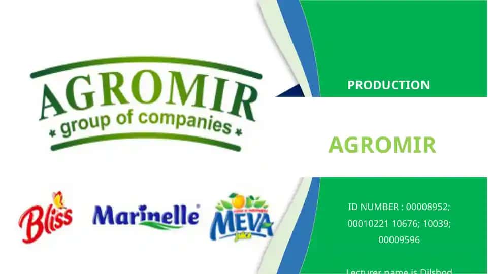 AGROMIR Production Company
