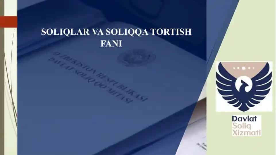 Soliqlar va Soliqqa Tortish