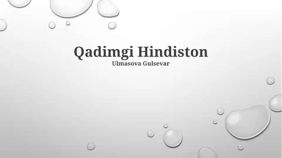 Qadimgi Hindiston