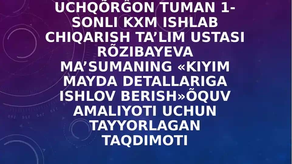 Maxsus mashinalar turlari