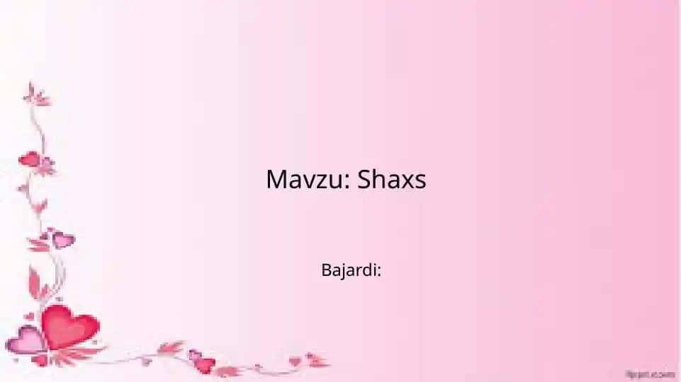 Shaxs