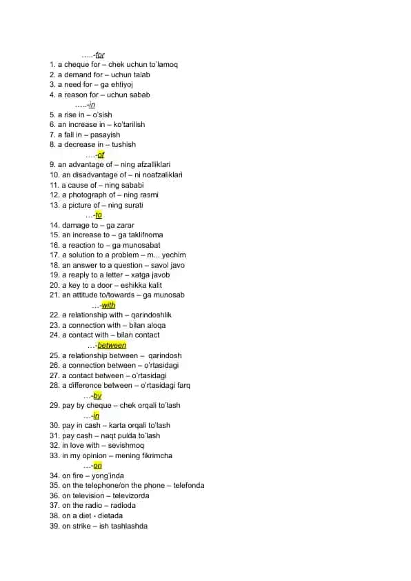Phrases for Expressing Relationships and Connections in English