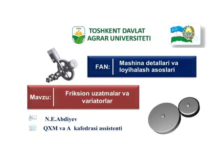 Фрикцион узатмалар